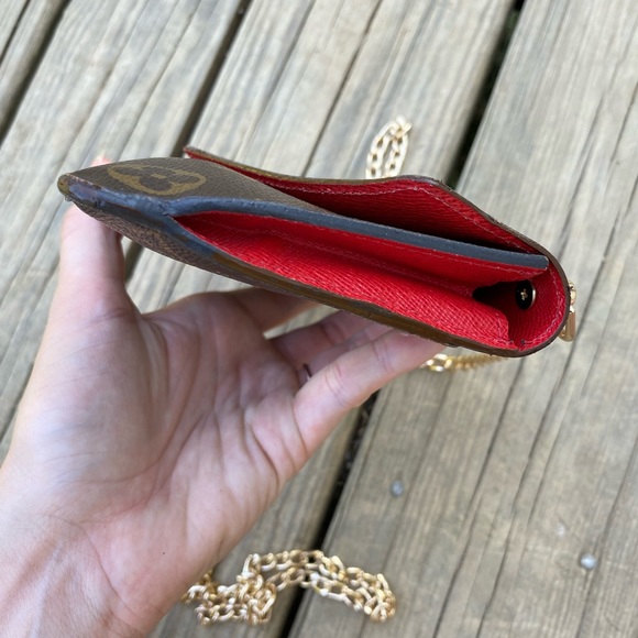 Authentic Louis Vuitton Jeanne classic monogram canvas wallet/ crossbody - Picture 2 of 10